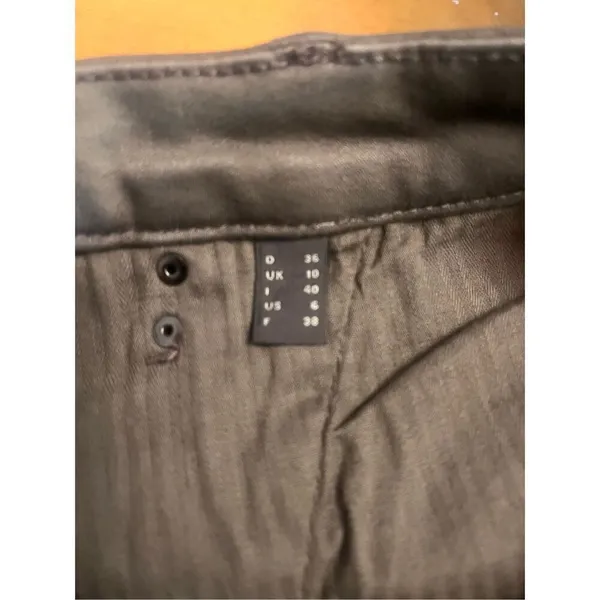 Esprit Womens Pants Size 6 Gray Skinny Leg Zip Ankle(3705) - Image 6