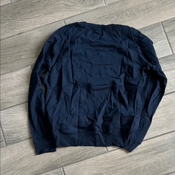 Women's Classic Navy Long Sleeve Top Blue - Image 4