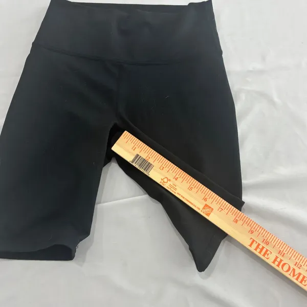 Fabletics PowerHold Black High Waisted Biker Shorts with Pockets Womens - Image 6