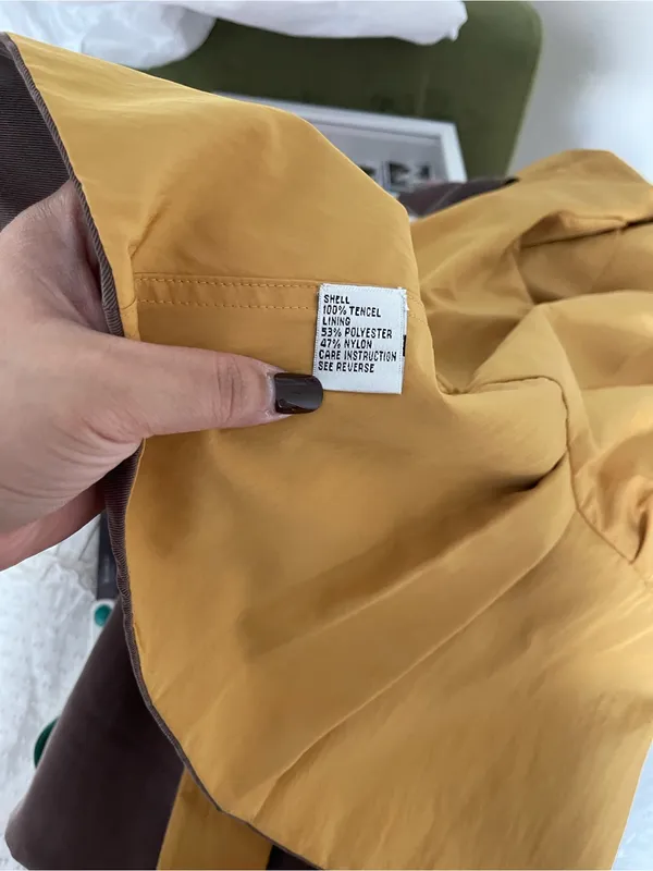Jessica Brown Jacket with Mustard Contrast Lapel - Image 7