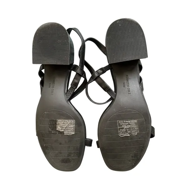 Kenneth Cole Reaction Maisie low block heel leather sandal - Image 3