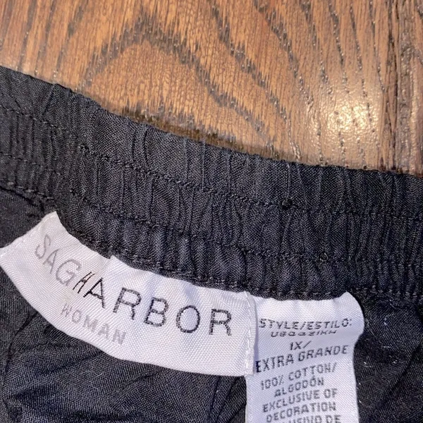 Sag Harbor black skirt size 1X - Image 5