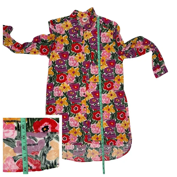 Bouffants & Broken Hearts All the Flowers Shirt Dress - XS - Image 8