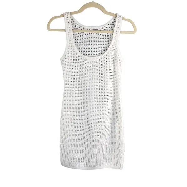SUPERDOWN Open Knit Dress-Coverup Sz S Fairy Preppy Coastal Pool Feminine Resort - Image 5