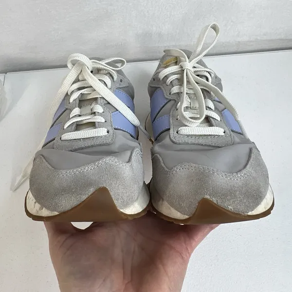 New Balance 10 Sneakers 237 Retro Running Suede Nylon Grey Lavender WS237GB - Image 11