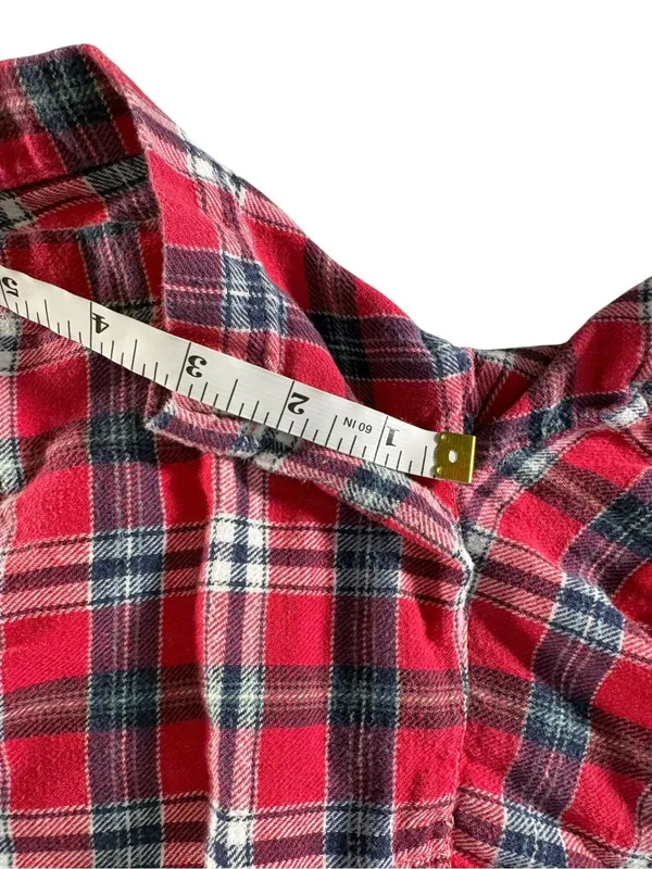 Vintage 90s Disney Winnie the Pooh Tigger Plaid Pajama Shorts Women’s M Y2K - Image 6