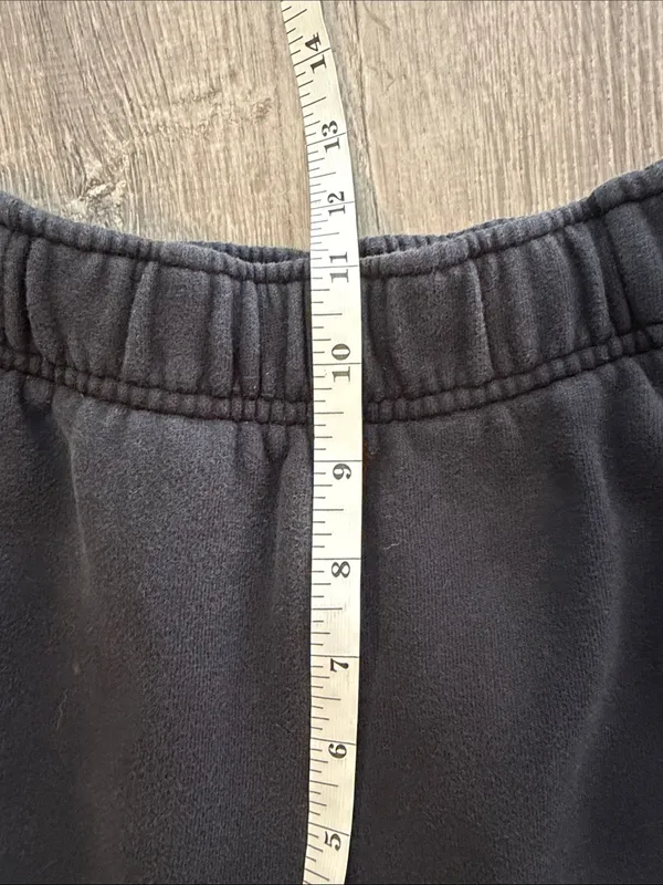 Lululemon XXS Scuba Mid Rise Oversized Black Elastic-Waist Joggers - Image 5