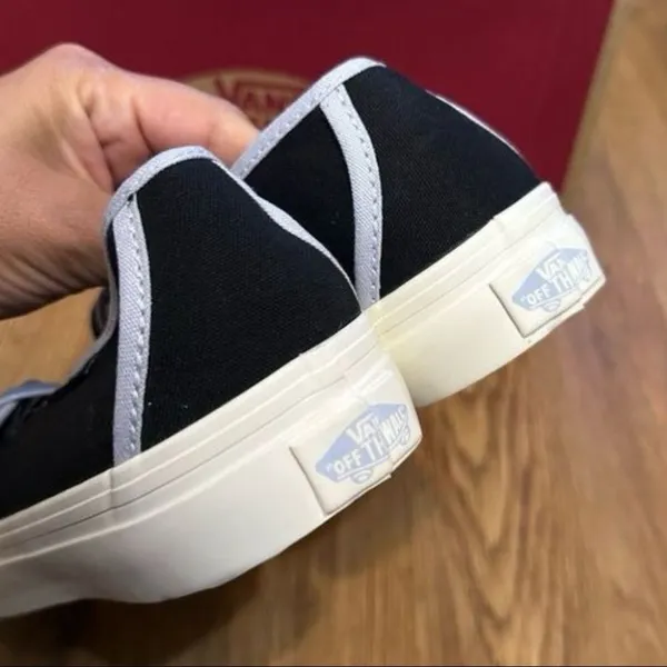VANS off the wall Mary Jane black buckle shoes sneakers women’s 7 new - Image 4