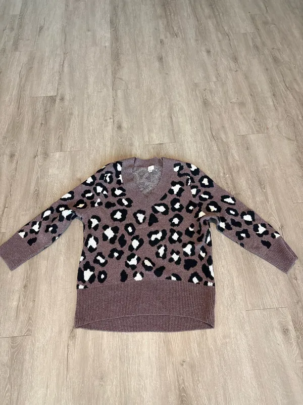 A New Day Leopard Print Sweater - Image 3