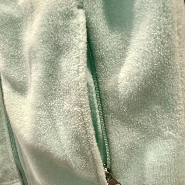 Columbia Soft Blue Fleece Vest - Image 2