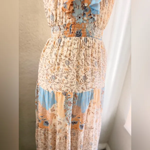 Lilyful women’s dress size Small Bohemian , wester chic maxi dress - Image 15
