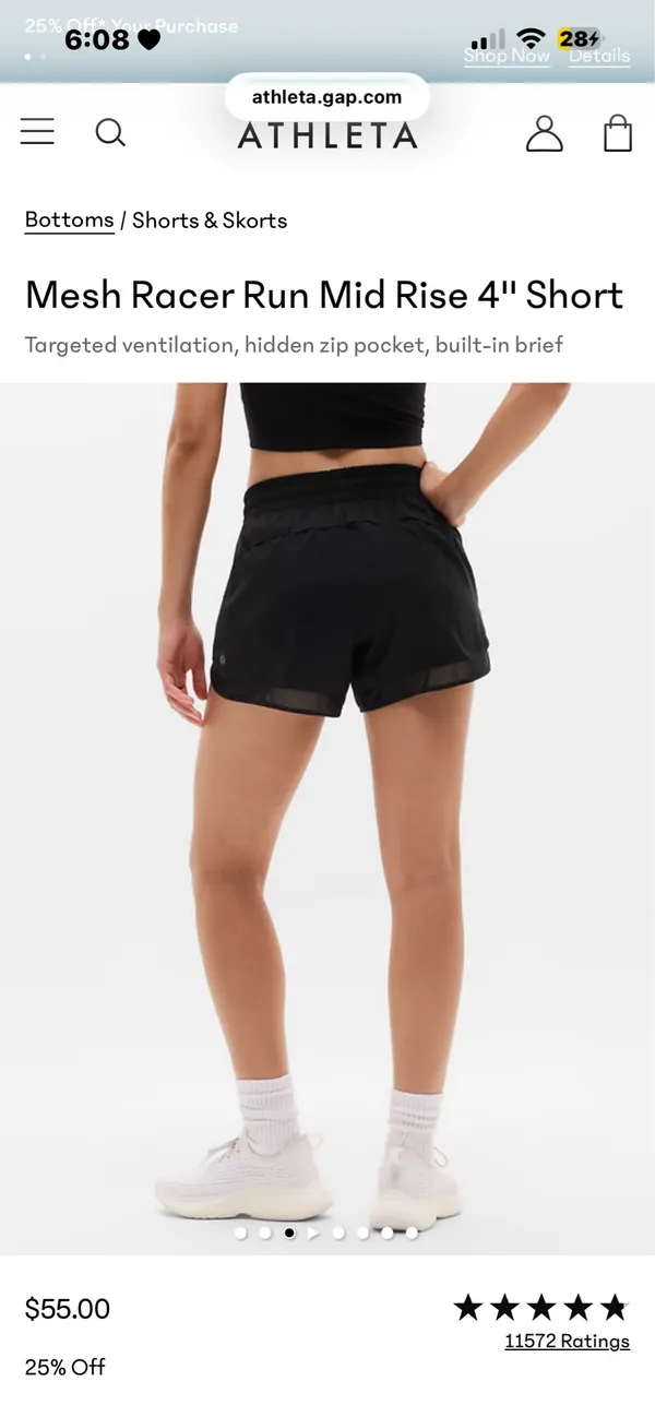Athleta Black shorts  - Image 2