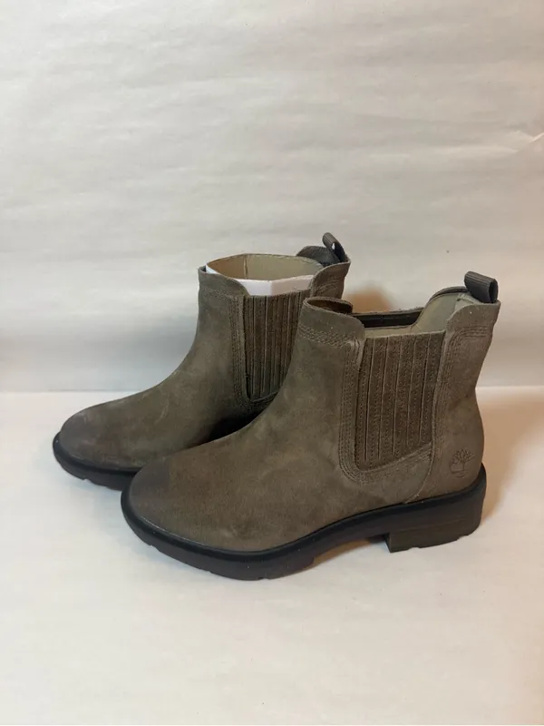 Timberland Brimfield Mid Chelsea Boot‎ Mid Brown Suede - Image 2