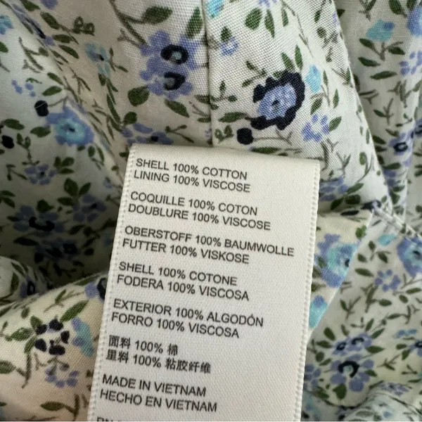 Free People Women's Petunia Mini Dress Tea Combo Floral NWT Size L - Image 9