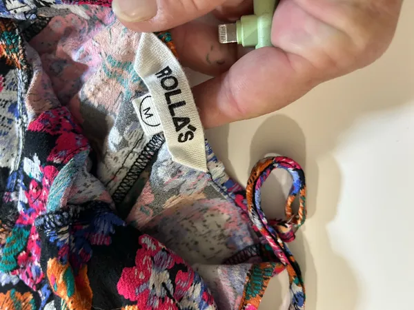 Rolla’s Eve Tapestry Floral Midi Dress With Pockets Size Medium - Image 2
