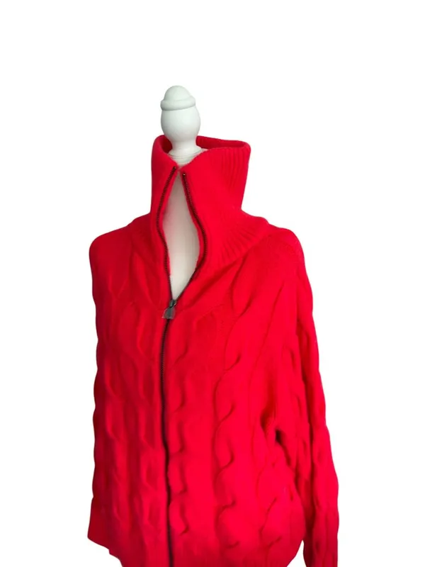 ANN TAYLOR Neon Cable Knit Sweater Size XL NEW NWOT - Image 6