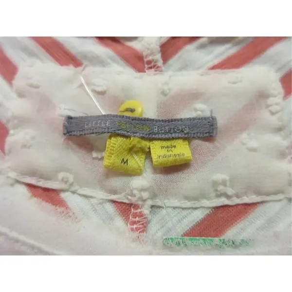 Anthropologie top by Little Yellow Button striped sz Med - Image 5