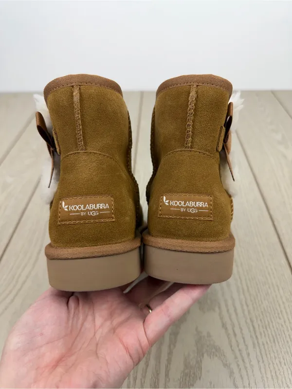 Koolaburra by Ugg Women's Victoria Mini Winter Boots US6 Chestnut $90 - Image 5