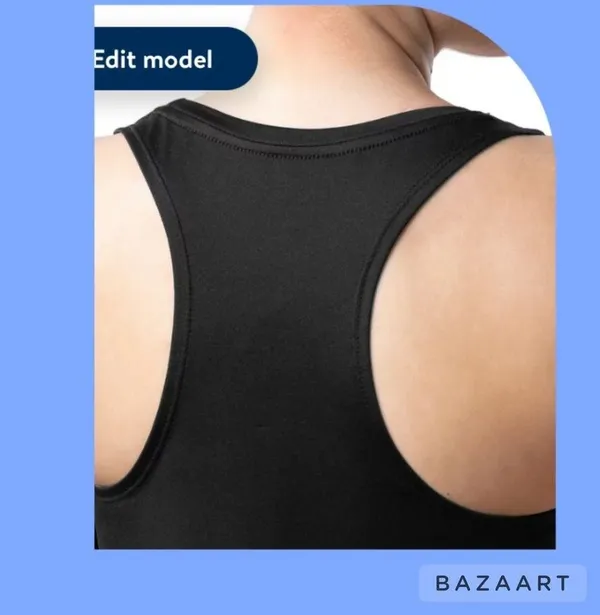 Black Racerback Size M - Image 4