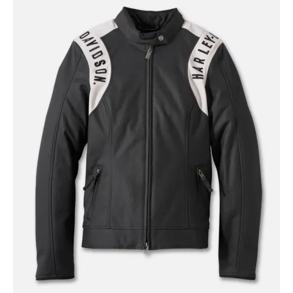 Harley-Davidson Imprint 120th Anniversary Riding Jacket Black Gray Women’s XL - Image 14