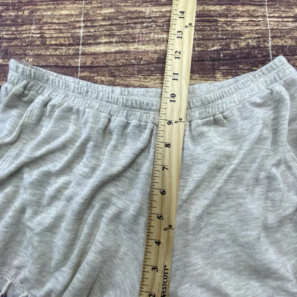 Lazy Sunday Womens Cozy Cream Elastic Waist Cozy Lounge Booty Shorts Small - Image 6