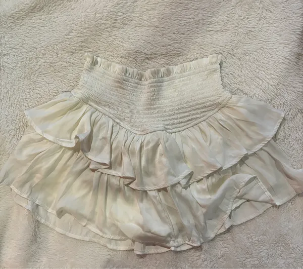 Altar’d State Flowy White Skirt - Image 2