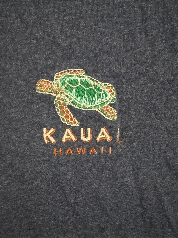 Kauai Hawaii Women’s Tee - Navy (S) - Image 4