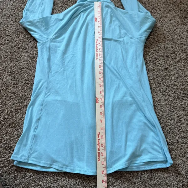 Lilly Pulitzer 50+ Luxletic Teal Brittana Jacket Womans Sz Large Resort Vacay - Image 7