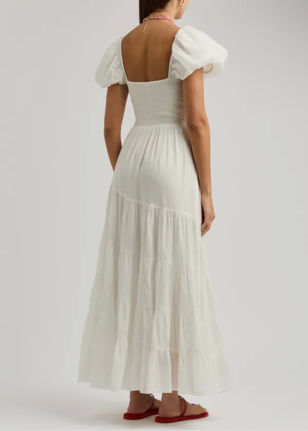 Free People Short Sleeve Sundrenched Maxi Dress - Image 2