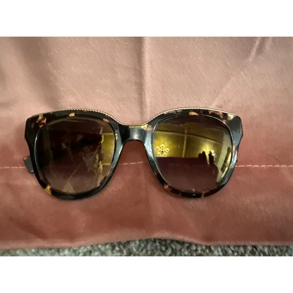 Marc Jacobs Brown Tortoise Gradient 165/S Twisted Temple Cat Eye Sunglasses - Image 11