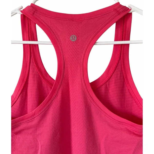 Lululemon Swiftly Tech‎ Racerback Tank 2.0 Race Lipgloss Women's Size 4 - Image 4