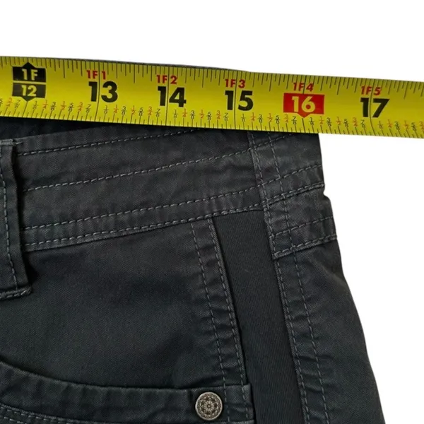 Kuhl Women Sz 8 Reg Charcoal Grey Vintage Patina Dye Outdoor Hiking Pants | 0123 - Image 4