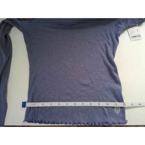 Free‎ People Movement Graphite Ribbed Hooded Long Sleeve Top OB2360211 NWT - Image 8