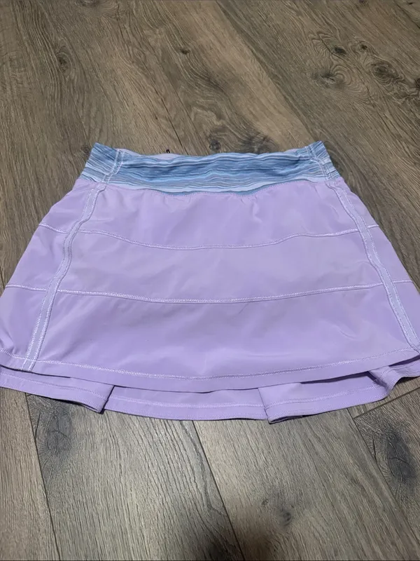 lululemon athletica Lilac Skort with Striped Waistband - Image 2