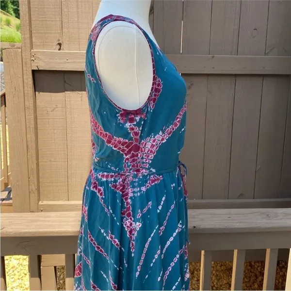 NWT Young Fabulous and Broke Tie Dye Maxi Dress Size Medium - Image 9