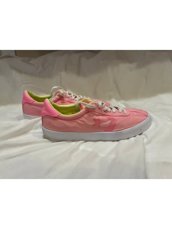 Converse Womans Sz 8.5 Breakpoint Ox Pink Yellow Low Top Canvas Skater Sneakers - Image 7