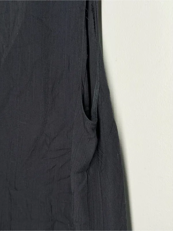 Vintage 90s Platinum Dorothy Schoelen Button‎ Up Vest Tank Artsy Lagenlook Boho - Image 6