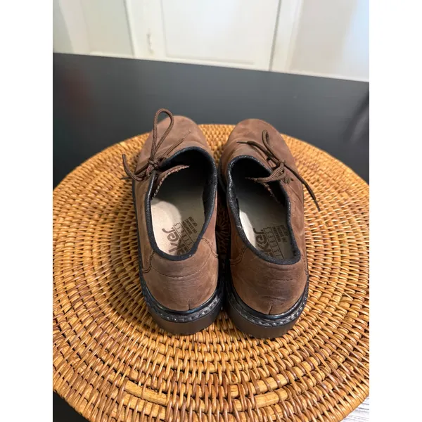 Rieker Antistress‎ Womens Brown Leather Lace Up Lug Sole Oxford Shoes 5 - Image 10