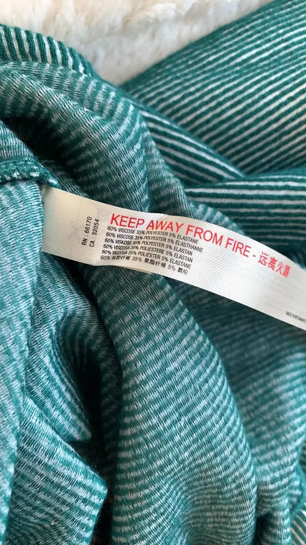 Free People Movement green striped soft top - Image 7
