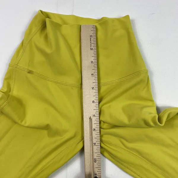 Lululemon Align High Rise Leggings Pants Womens 0 Yellow Yoga Activewear LW5CTLS - Image 3