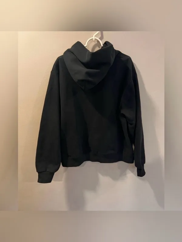 Parke Varsity Black Sweatshirt Hoodie Pullover Size S/M - Image 5