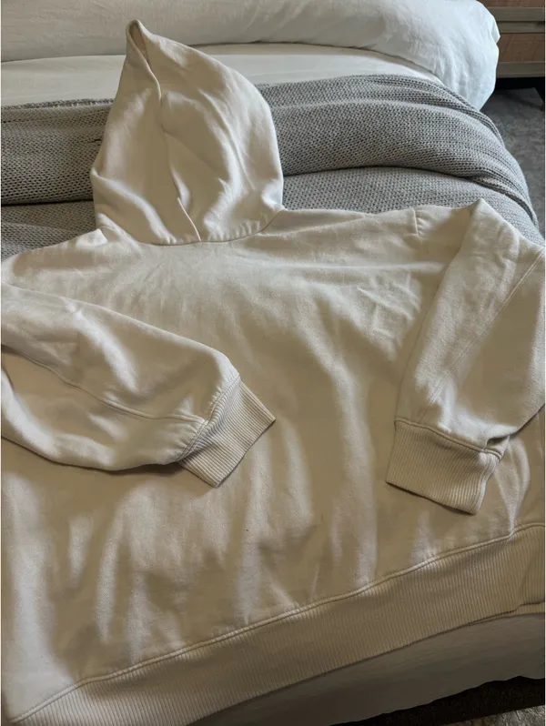 Cropped hoodie White Size L - Image 2