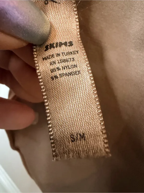Skims Essential Body Mock Neck Bodysuit - Image 3