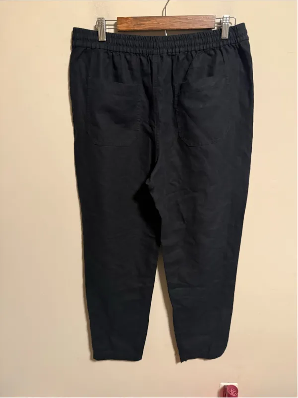 J.Crew Seaside Linen Blend Pant- Size Medium Tall - Image 4