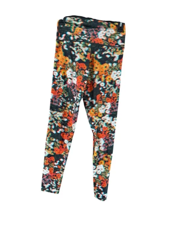 aerie Orange Multicolor Floral Leggings - Image 2