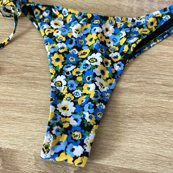 Bikini lovers floral bikini bottom Blue - Image 2
