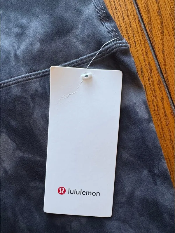 Lululemon Align High Rise 25” Diamond Dye Pitch Grey Graphite Grey Size 8 NWT - Image 5