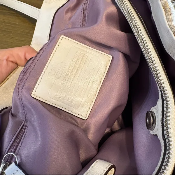 Vintage Coach Madison OP Art CC Logo Tote Shoulder Tan Signature Canvas Y2K Bag - Image 10