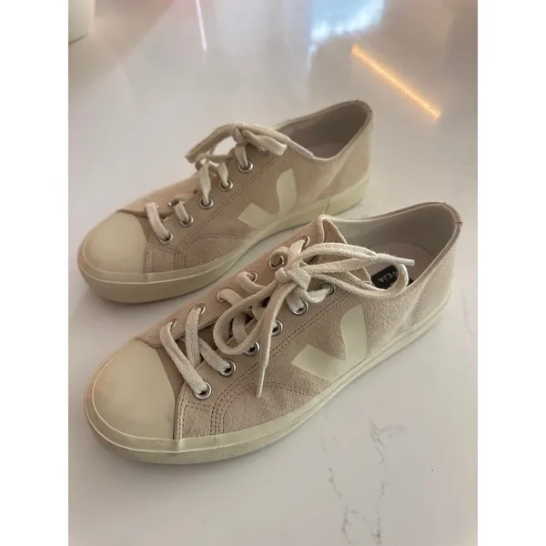 VEJA Wata II Low Canvas Pierre Sneakers in Beige Size US 10 / EU 41 - Image 5