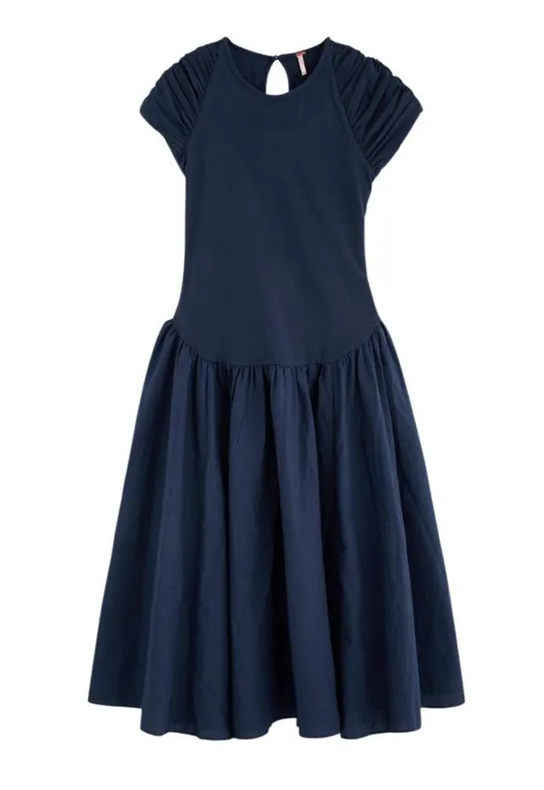 Free People Afternoon Elegance Midi Dress Blue Size Medium NWOT - Image 2